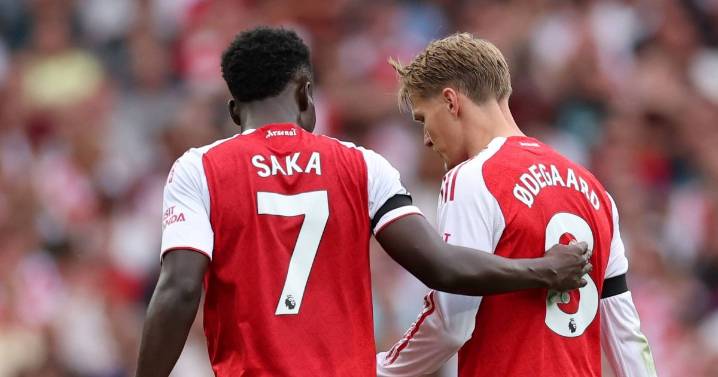 Arsenal get Bukayo Saka and Martin Odegaard injury update after double scare