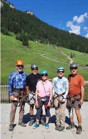 A special day on Mount Norquay Via Ferrata