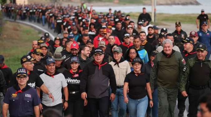 Con la participación de jóvenes del PSUV se realizó I Jornada de Entrenamiento Básico de Resistencia Revolucionaria