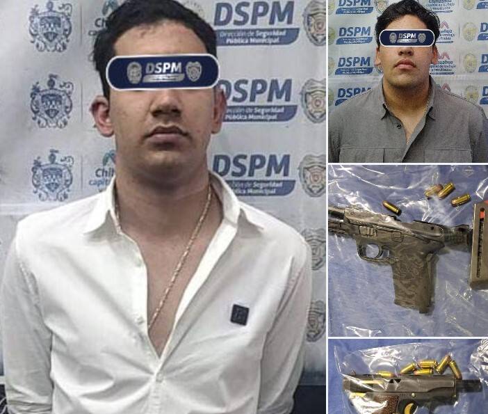 Detienen a 2 con armas de fuego en La H