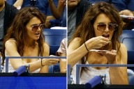 Katie Holmes chows down on $100 caviar-topped chicken nuggets at US Open