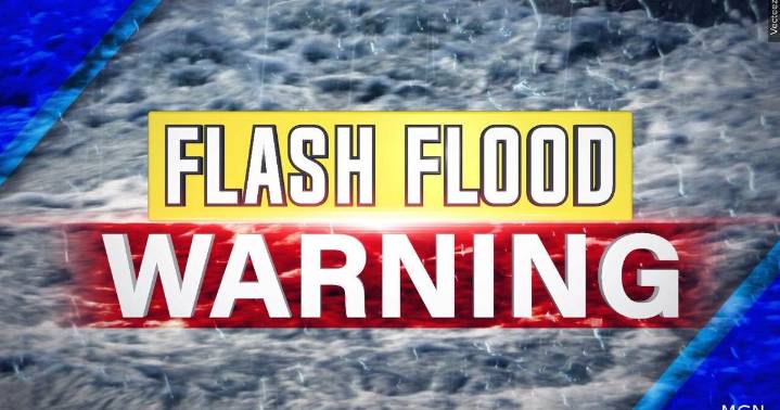 Flash flood warning issued in parts of Washoe and Lyon Counties, Storey County