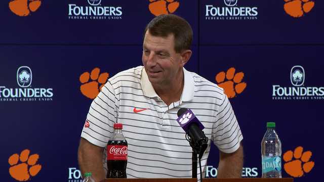 Dabo Swinney previews season opener against LSU