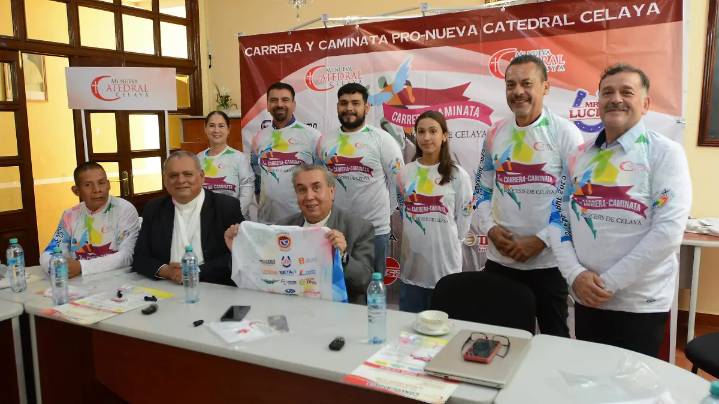 Lista la 7ma edición de la Carrera-Caminata Mi Nueva Catedral Celaya 2025