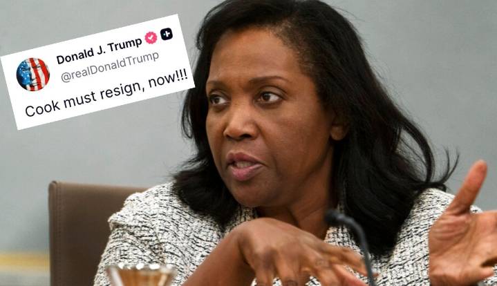 Trump Urges Top Fed Official to ‘Resign Now!!!’ Over Mortgage Fraud Allegations