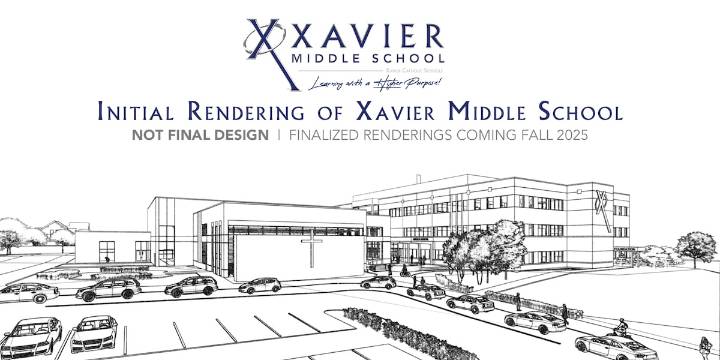 Xavier Catholic Schools announce name of new, consolidated middle school