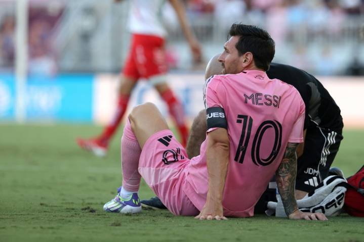 Messi exits early with injury in Miami’s Leagues Cup win