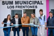 En Los Frentones, Zdero inauguró la ampliación y refacción integral del SUM municipal