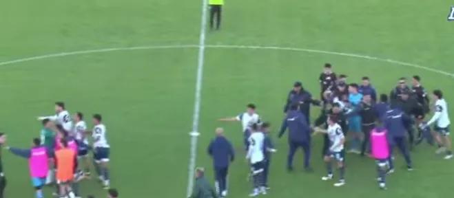Sp. Belgrano (S.Franc.) le ganó al Santo con un arbitraje muy polémico