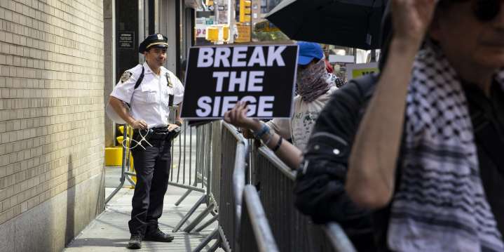 Egyptian Officials Beat Gaza Protesters on Video. NYPD Arrested the Protesters.