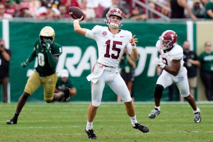 Ty Simpson named Alabama's starting QB, per ESPN