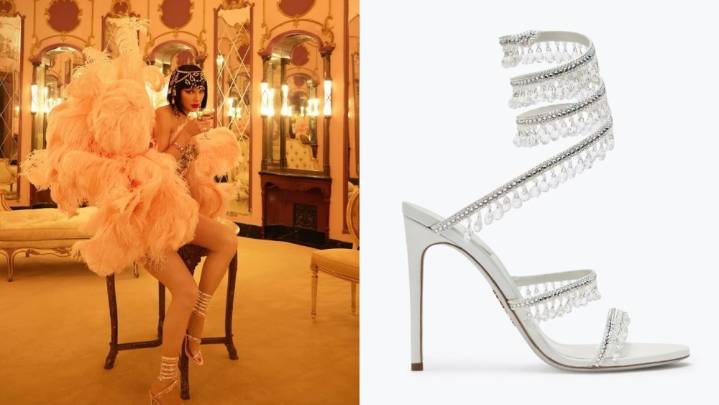 Taylor Swift’s 'Showgirl' Cover: The Brand Behind Her Crystal Shoes