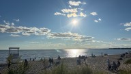 Hammonasset Beach State Park busy with visitors Labor Day weekend