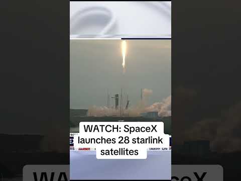 WATCH: SpaceX launches 28 Starlink satellites into orbit