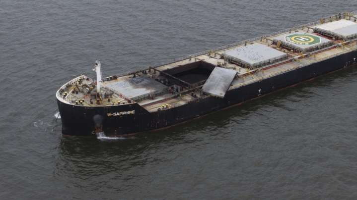 Cargo ships blocked after coal carrier explosion near site of Baltimore’s Key Bridge collapse