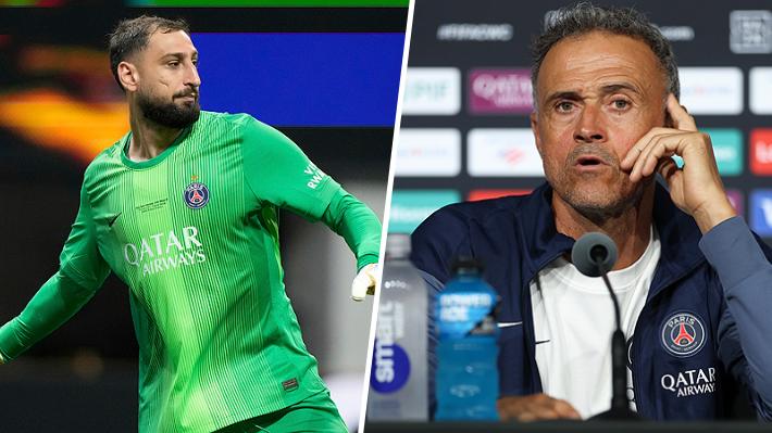 Terremoto en el PSG: Donnarumma dispara contra Luis Enrique tras ser "borrado" y la tajante respuesta del técnico sobre el futuro del italiano