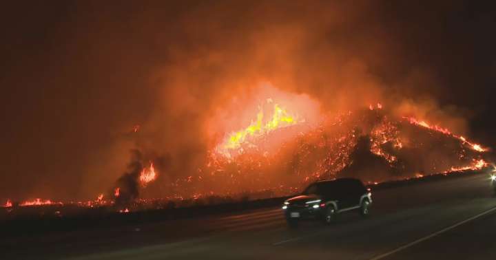 King Fire near Gorman grows to 400 acres prompting evacuation warnings