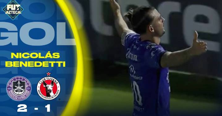 Gol de Nicolás Benedetti | Mazatlán 2 - 1 Tijuana | Jornada 4 
