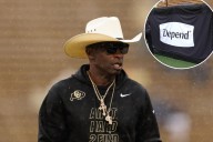 Colorado puts bathroom on sideline for Deion Sanders