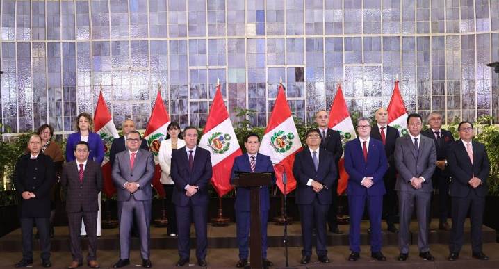 Nicanor Boluarte | Consejo de Ministros sobre allanamiento: Buscan desestabilizar, politizar la justicia y hacer uso de ella como un arma de venganza política | Dina Boluarte | Juan José Santiváñez | 
