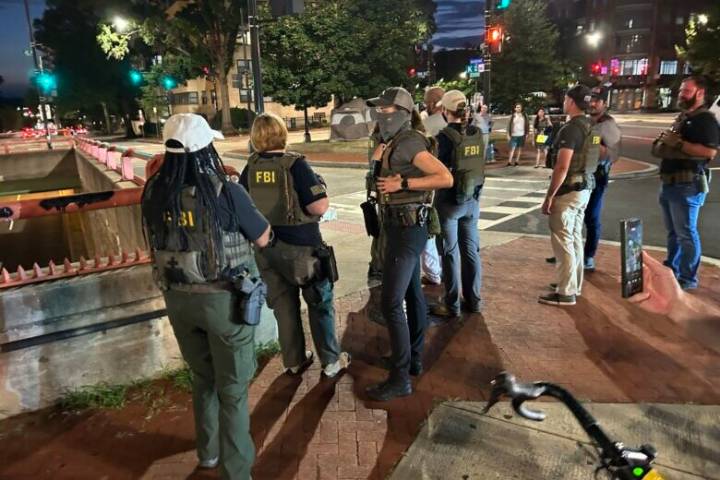 Federal law enforcement continue sweeps of homeless encampments in downtown DC