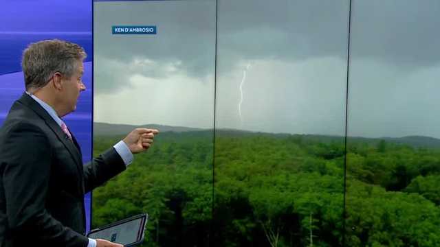 New Hampshire residents capture videos, images of lightning Wednesday evening