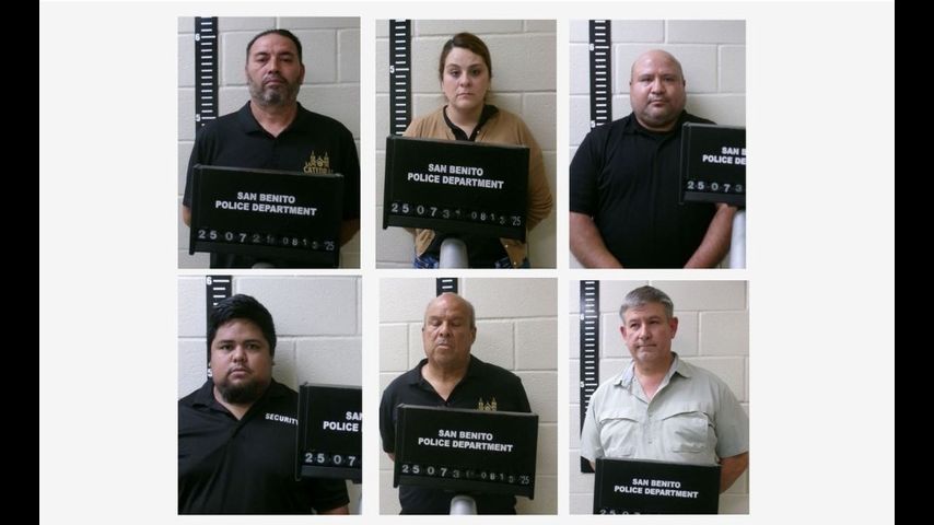 San Benito police arrest six individuals in...