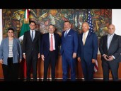 Juan Ramón de la Fuente se reúne en México con Ted Cruz, senador de Texas, dialogan sobre seguridad, agua y comercio