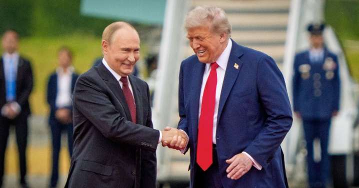 Putin gets warm welcome from Trump and a ride in The Beast at Alaska summit
