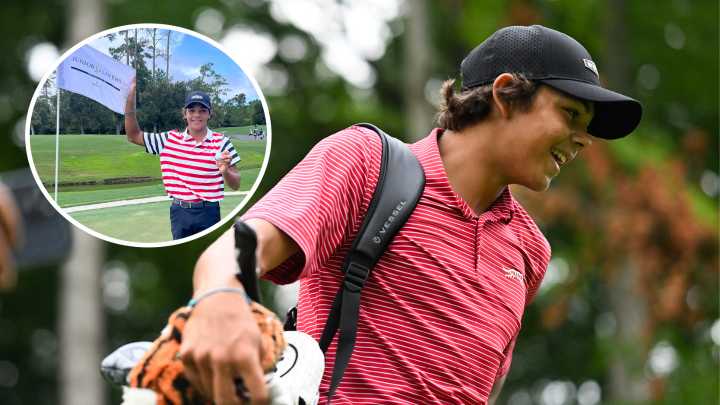 Charlie Woods Makes Ace At Junior Players Championship
