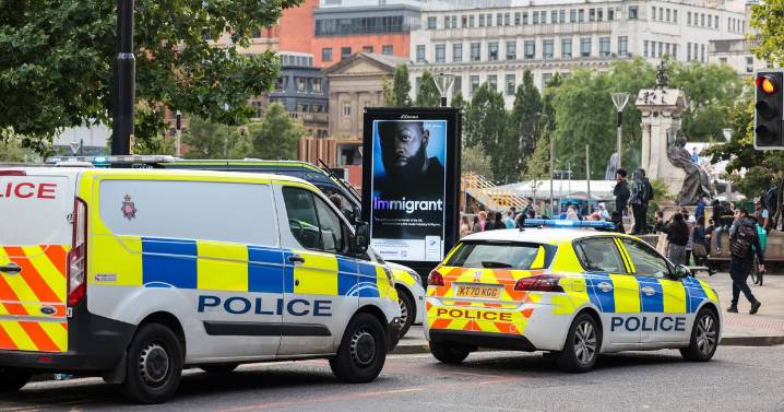 Two teenagers arrested in Piccadilly Gardens after knife and balaclava found