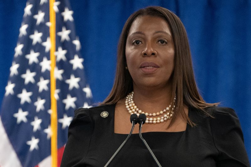 Justice Dept probes NY case against Trump, AG James blasts 'weaponization'