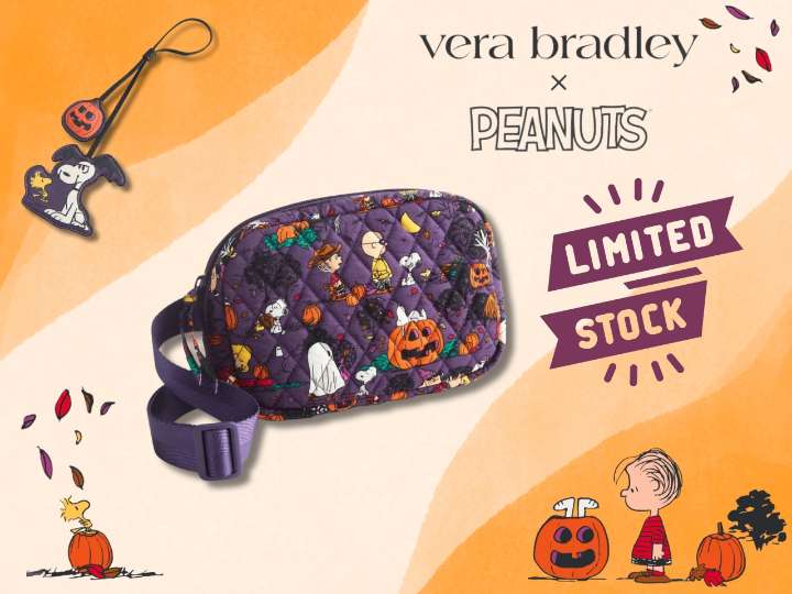Vera Bradley Outlet's Peanuts Halloween Collection is selling out fast