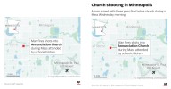 Hundreds honor 2 children killed and 17 people wounded in shooting at a Minneapolis Catholic school