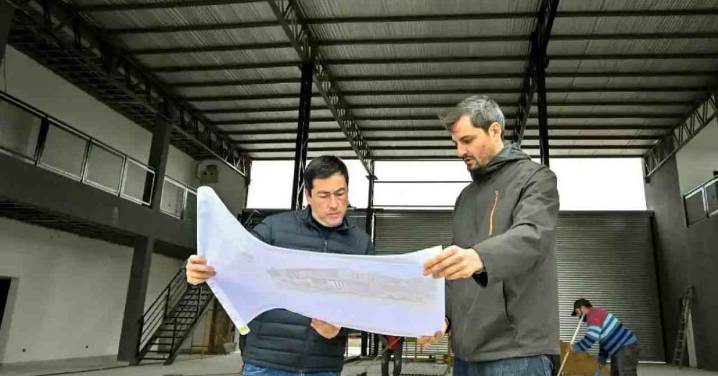 Malvinas Argentinas: El nuevo Cuartel Central de Bomberos entra en su etapa final de construcción
