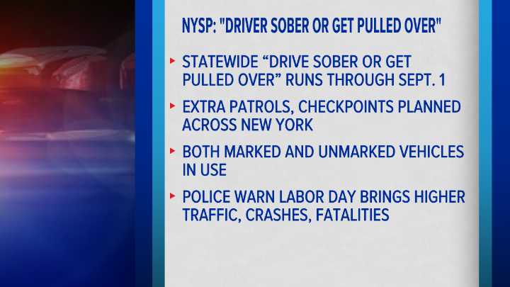 Police step up impaired driving enforcement for Labor Day weekend