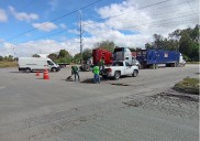 Fortalecen atención a calles en la Zona Industrial