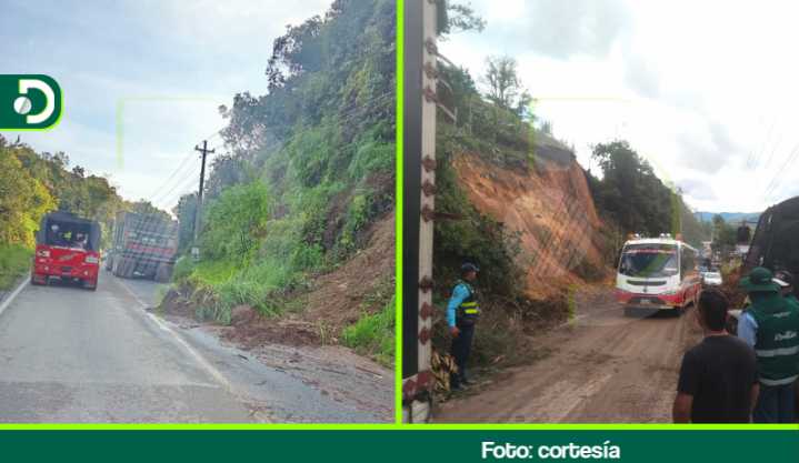 Fuertes lluvias desatan deslizamientos en siete municipios del Oriente antioqueño y dejan una vivienda destruida en San Luis