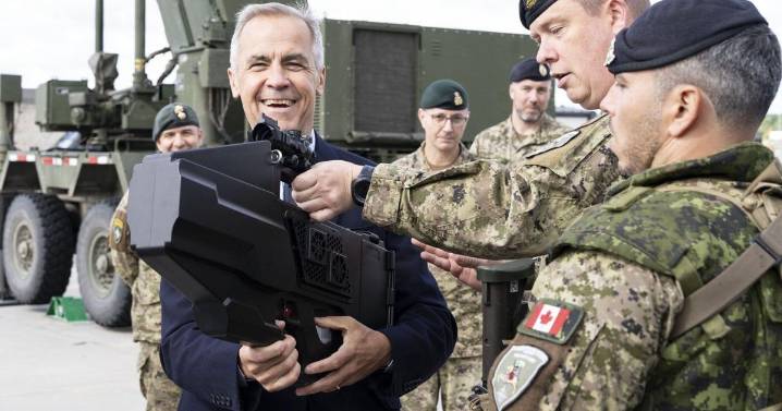 Carney tours Latvian military base to wrap up European trip