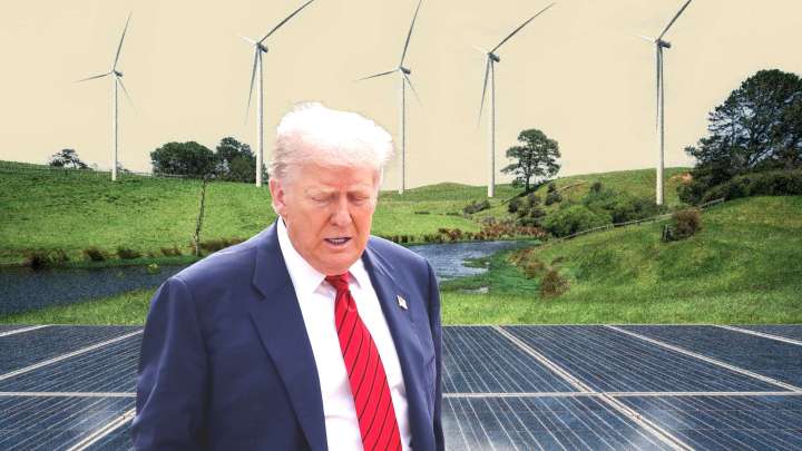 Trump halts wind and solar development on federal lands, reversing a Biden priority