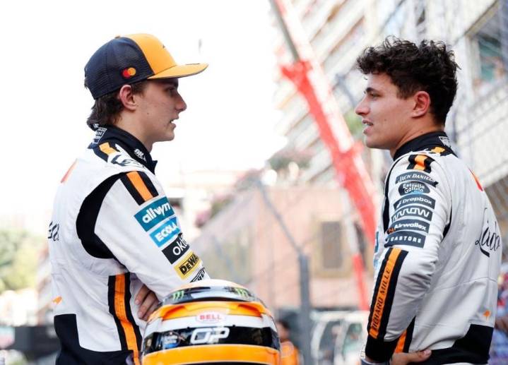 Norris y Piastri, en lucha pareja por ser campeón