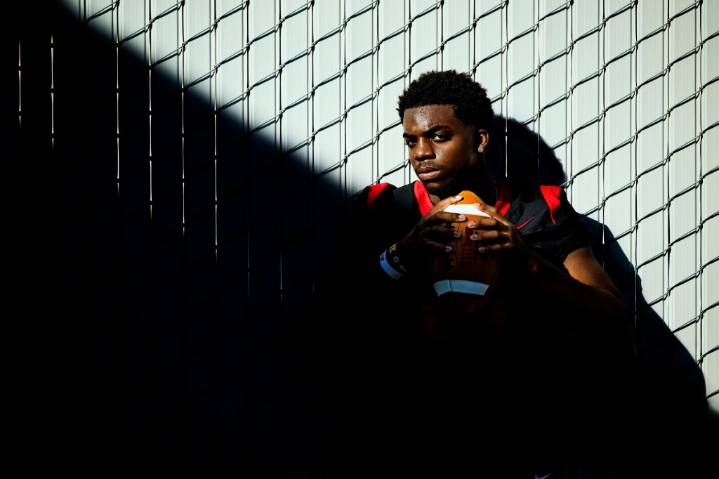 Murrieta Valley’s Josiah Anyansi is a disruptive force on the defensive line