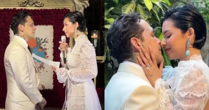 Cristian Nodal confiesa a Adela Micha por qué se casó con Ángela Aguilar y dejó a Cazzu