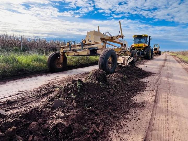 Caminos rurales: Franco dijo que “hay que empezar a trabajar”