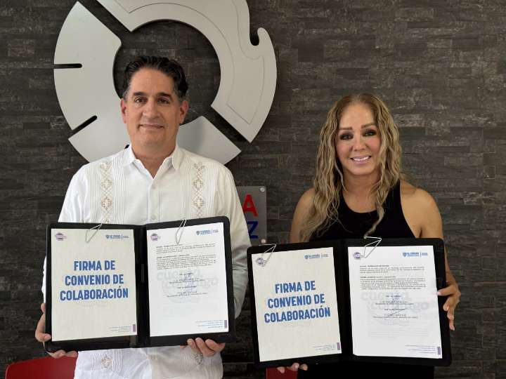 Firman convenio de colaboración Recaudación de Rentas y CANACINTRA Juárez