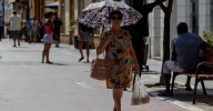 44, 3 grados en la localidad onubense de El Granado: la temperatura más alta de este lunes en Andalucía y en España