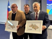 Alfredo Cornejo estuvo en Chile y pidió “hechos concretos” para mejorar el Paso Cristo Redentor