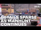 Details sparse as manhunt for mass shooting suspect continues in Anaconda