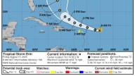 Tropical Storm Erin on verge of hurricane strength, expected to be eventual Cat 4