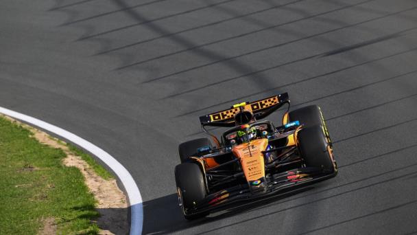Norris domina también los segundos libres en Zandvoort, Alonso segundo